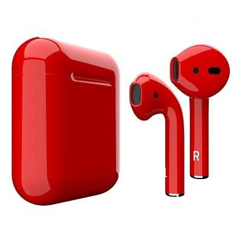 Apple AirPods 2 Красный Глянец (без возможности беспроводной зарядки)
