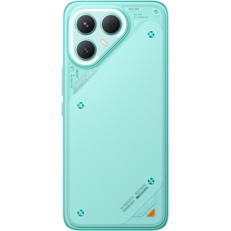 Tecno POVA 7 Pro 5G 8/256Gb Neon Cyan