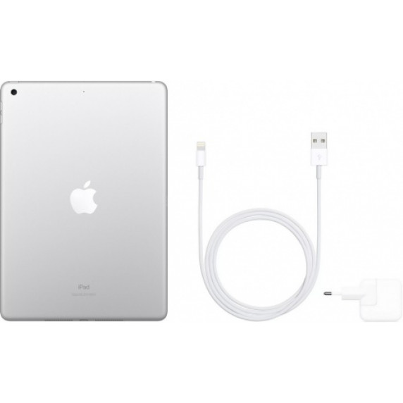 Apple iPad 10.2 Wi-Fi+Cellular 128Gb 2019 Серебряный