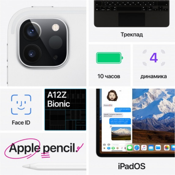 Apple iPad Pro 11 Wi-Fi + Cellular 256GB 2020 Серый Космос