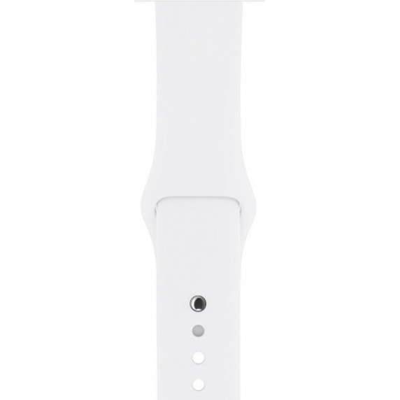 Apple Watch S3 38mm Silver Aluminum / White Sport Band (MTEY2RU/A)