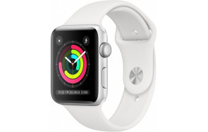 Купить Apple Watch S3 38mm Silver Aluminum / White Sport Band (MTEY2RU/A)