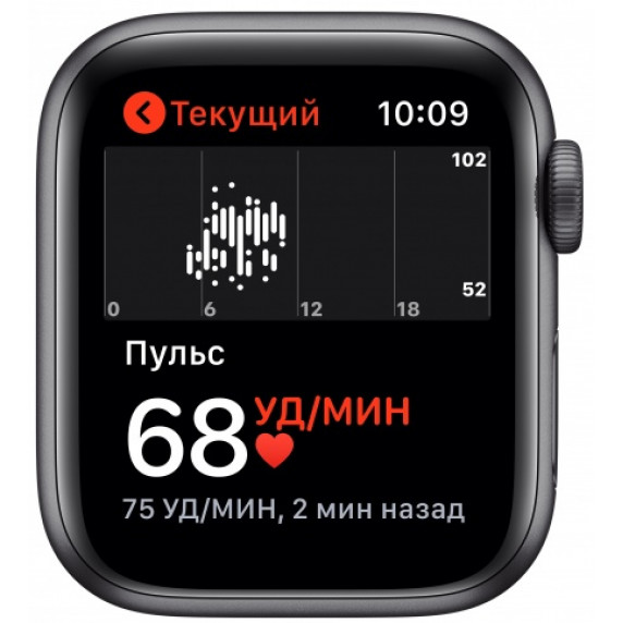 Apple Watch S5 40mm Space Gray Aluminum / Black Sport Band