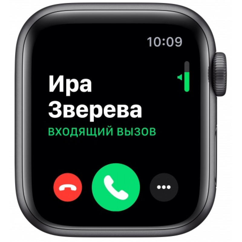 Apple Watch S5 NIKE 40mm Space Gray Aluminum / Black Sport Band