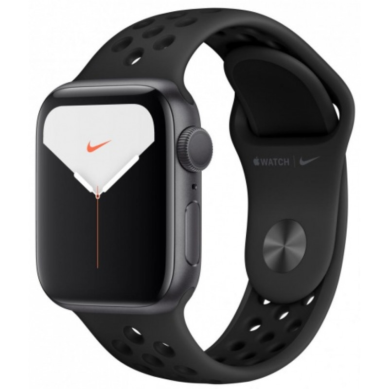 Apple Watch S5 NIKE 40mm Space Gray Aluminum / Black Sport Band