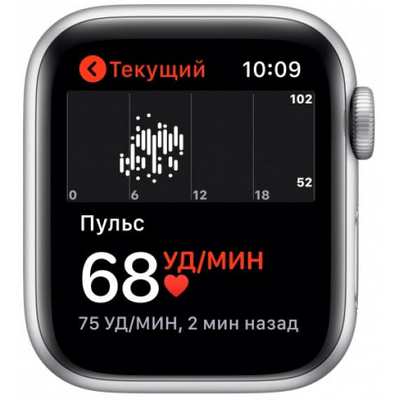 Apple Watch S5 NIKE 44mm Silver Aluminum / Pure Platinum Sport Band