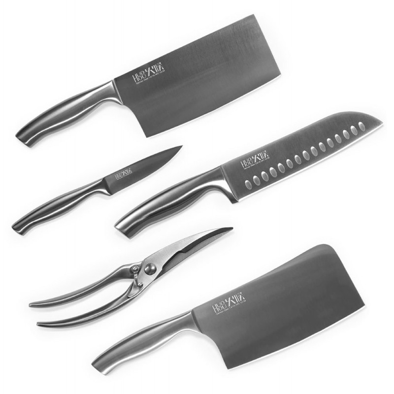 Набор кухонных ножей Xiaomi Huohou Six Piece Steel Knife (HU0014)