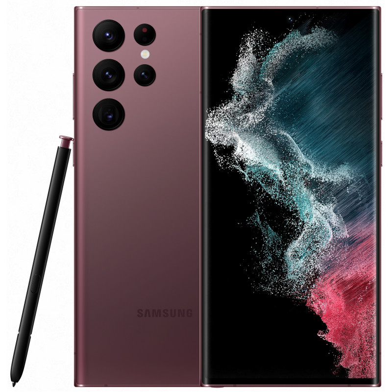 Samsung Galaxy S22 Ultra 5G 12/256GB Burgundy (Snapdragon)
