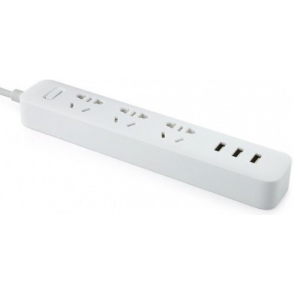 Удлинитель Xiaomi Mi Power Strip 3-outlet, 3 USB Белый