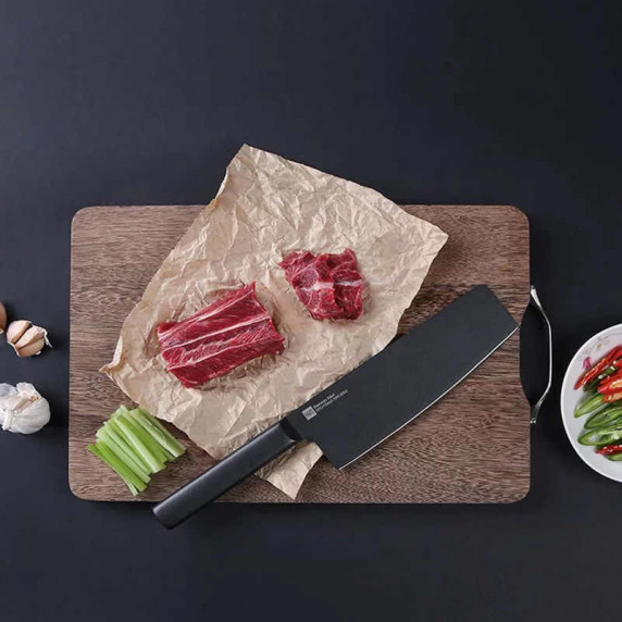 Набор кухонных ножей Xiaomi Huohou Black Nonstick Heat Knife Set