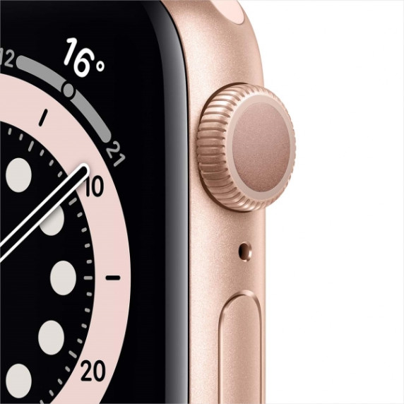 Apple Watch S6 44mm Gold Aluminum Case / Pink Sand Sport Band